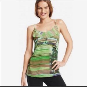 Cabi watercolor chiffon layered cami size XS